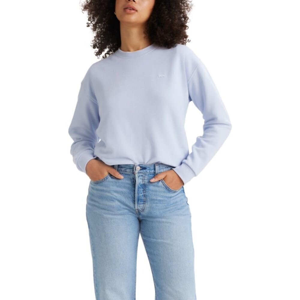 Womens Sweatshirt Cotton-Polyester Large Kentucky Blue Pull On Casual